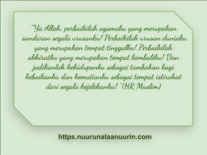 Doa Memperbaiki Agama, Urusan Dunia, Akhirat, Kehidupan, dan Kematian